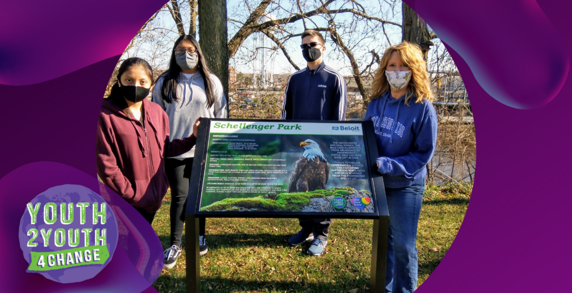 Develops educational sign for park in Hackett Neighborhood